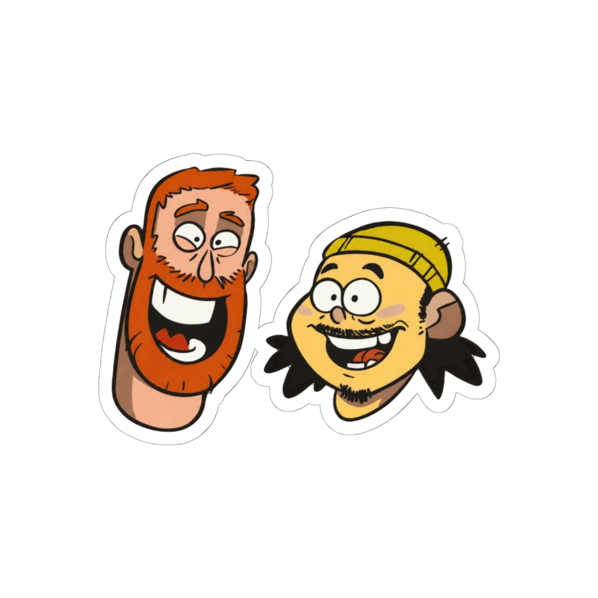 Bad Friends Logo Sticker