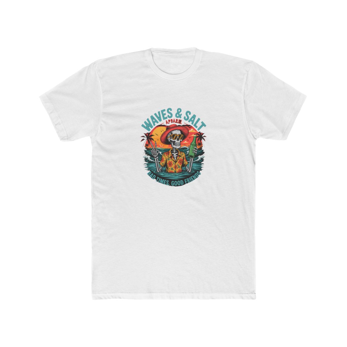 Waves & Salt Apparel - Bad Times, Good Friends T Shirt — official Bad Friends t-shirts