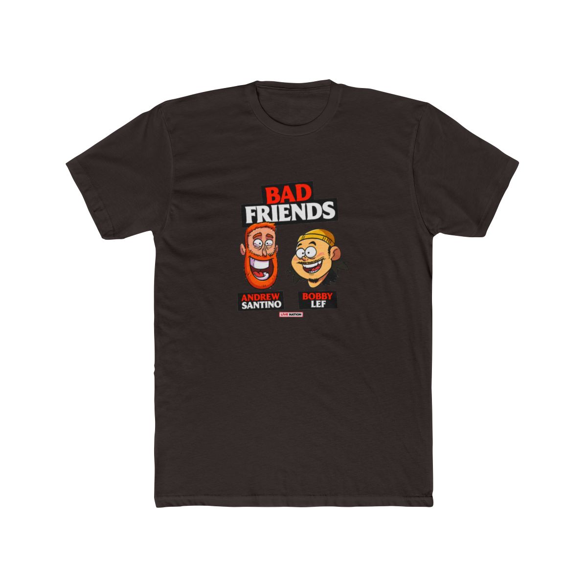 Andrew Santino Bad Friends Tour Merch T Shirt Women/Men Summer Short Sleeve Tshirt Tee Hiphop Streetwear Top